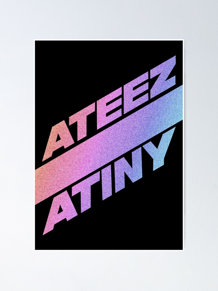 Poster « Ateez - Atiny », par 95amy | Redbubble