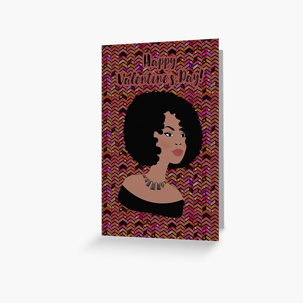 “Happy Valentine’s Day! | Beautiful Woman | African American Ethnic …