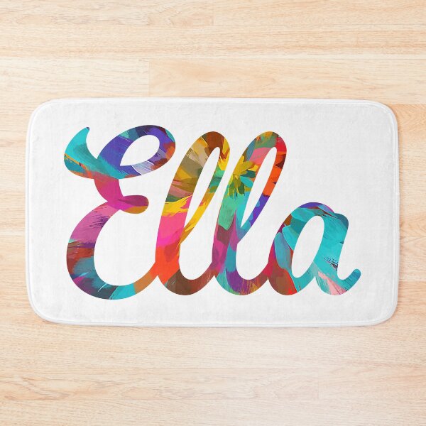 Item preview, Ella abstract painting girl's name designed and sold by ComicKitsch.