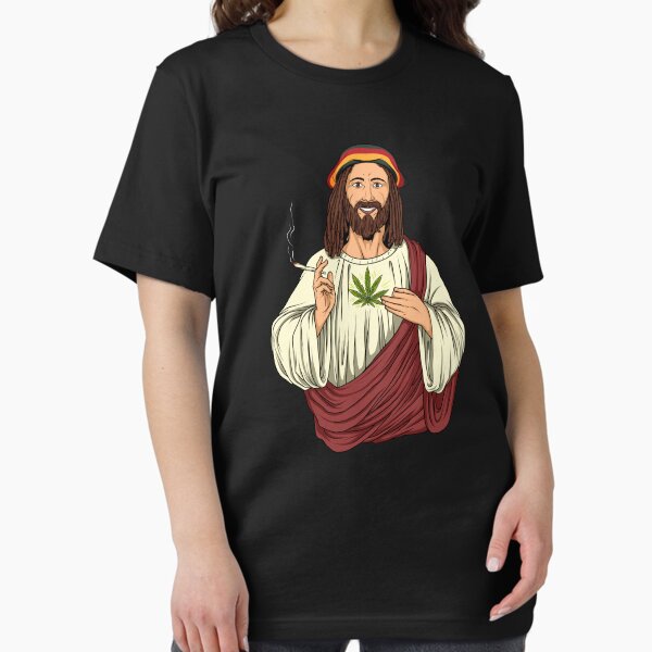Item preview, Weed Smoking Jesus Christ - Cannabis Stoner THC designed and sold by anziehend.