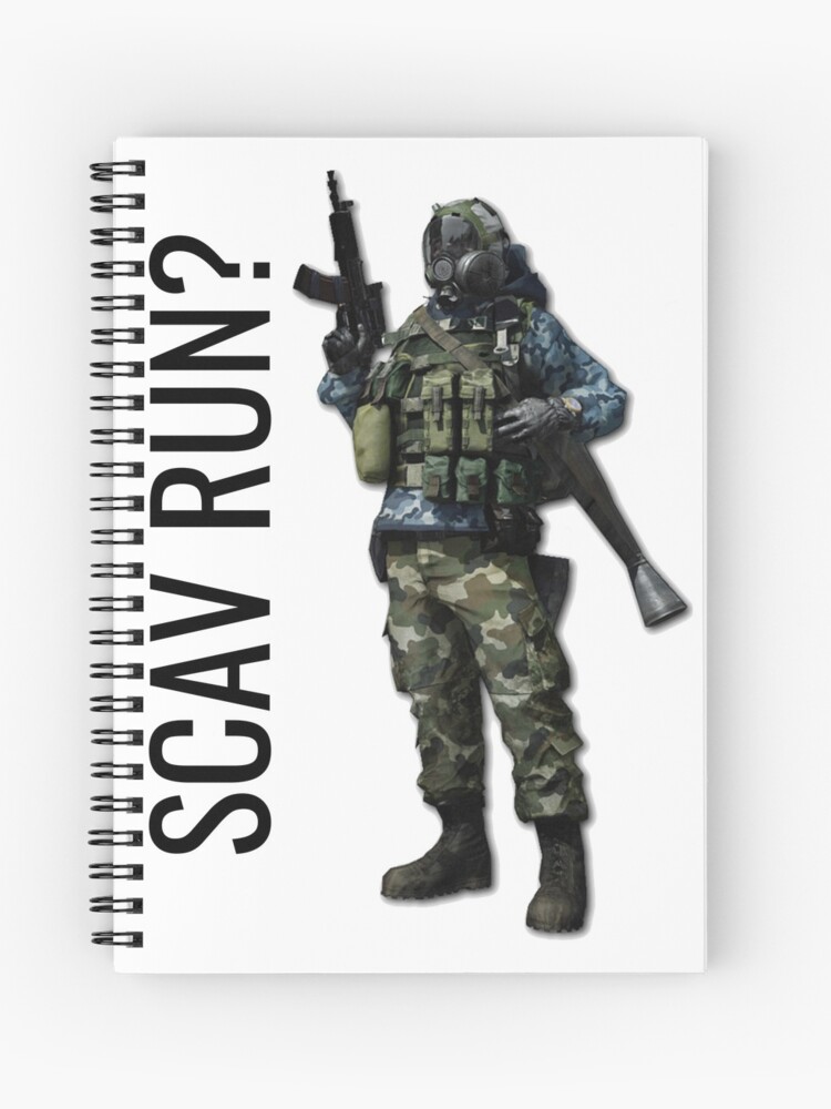 Scav Run Escape From Tarkov Spiral Notebook By Keiranmartin Redbubble