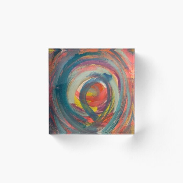 Running in Circles Acrylic Block