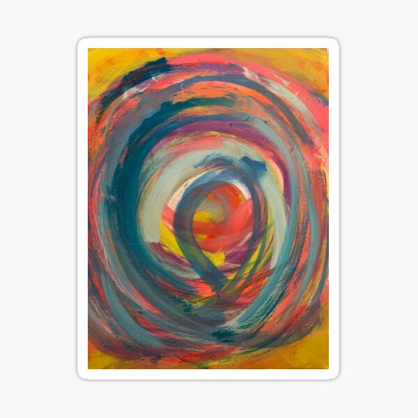 Running in Circles Sticker