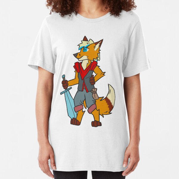 Swordswoman Slim Fit T-Shirt