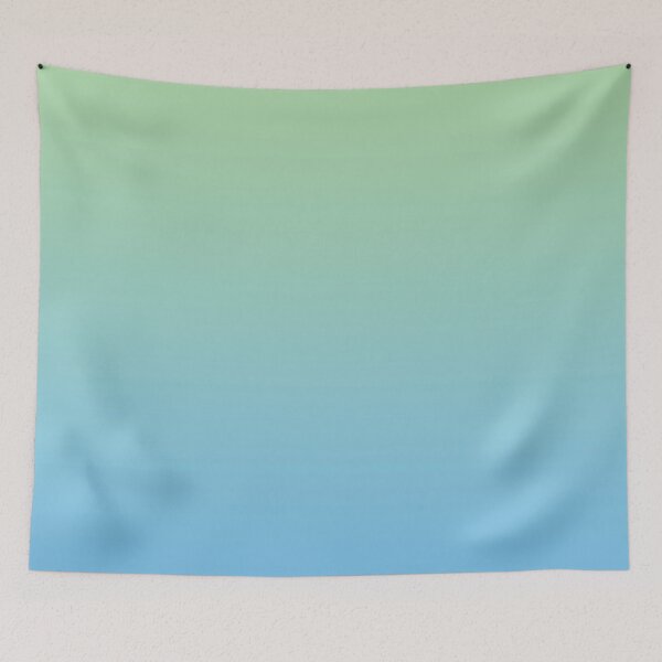 Item preview, REFLECTIONS- Minimalist Blue to Green Pastel Gradient Ombre designed and sold by GRDNT.