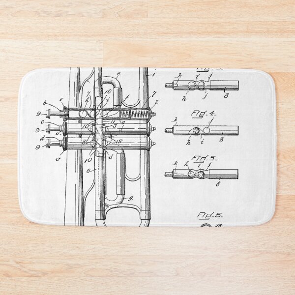 Item preview, Cornet Patent 1920 - Black designed and sold by InkedArtPrints.