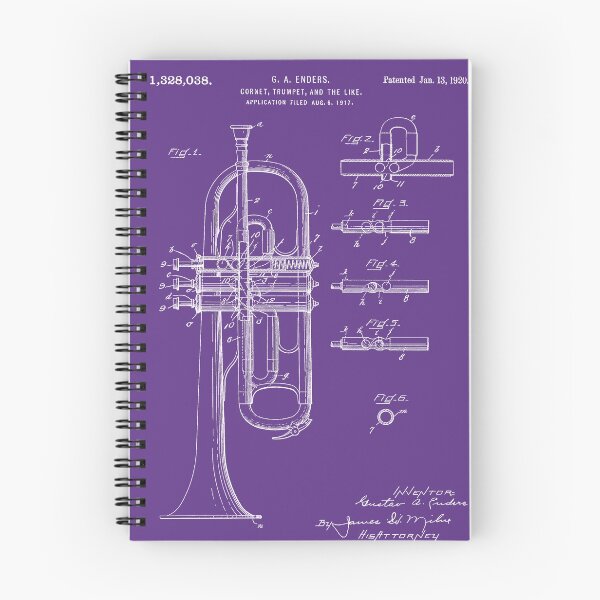 Item preview, Cornet Patent 1920 - White designed and sold by InkedArtPrints.