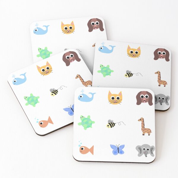 Item preview, Cartoon animal sticker pack designed and sold by carsonclouse.