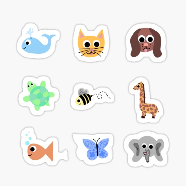 Cute Animal Sticker Pack 1 | Sticker