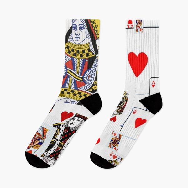 Item preview, ROYAL COURT RED HEARTS CASINO NIGHT CARDS designed and sold by sharlesart.