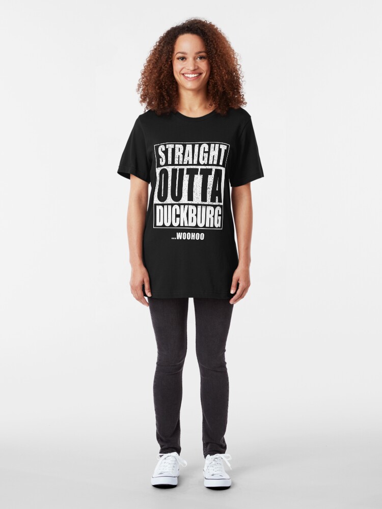 Alternate view of Straight Outta Duckburg Slim Fit T-Shirt