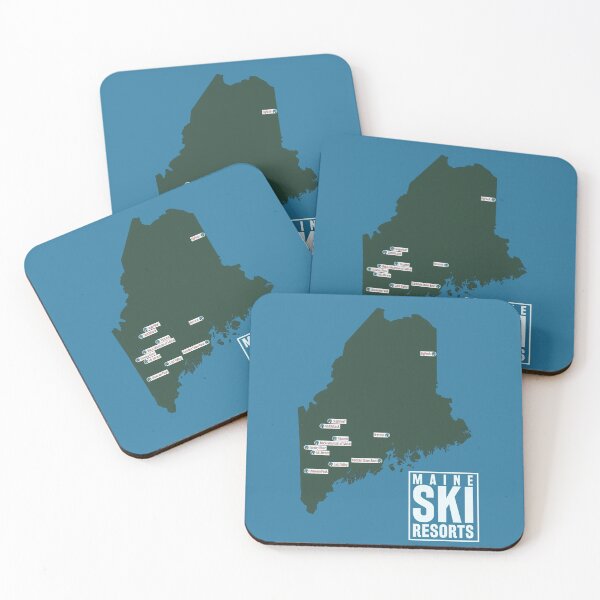 Item preview, The Ski Resorts of Maine designed and sold by ChasingGnarnia.