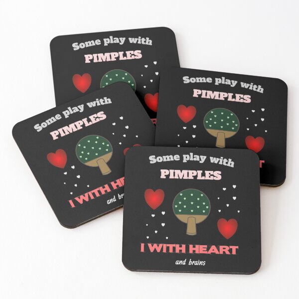 Item preview, Table tennis racket, pimples, heart designed and sold by Bodino.