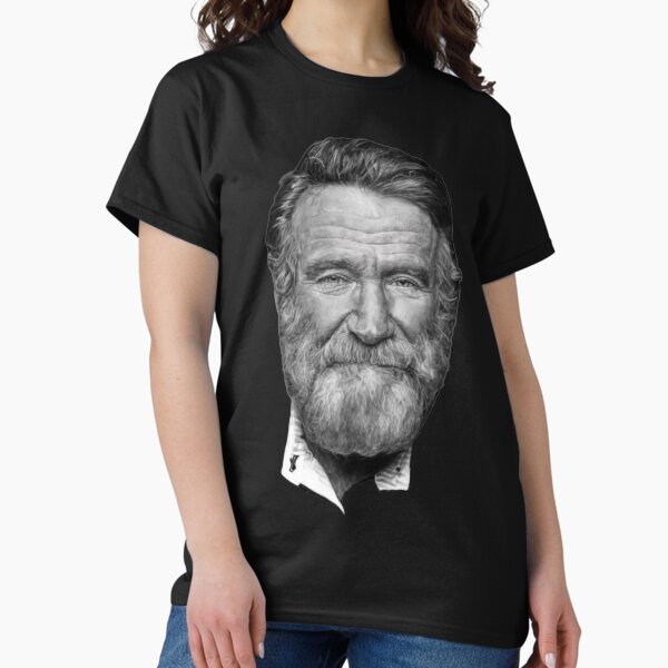 Artikel-Vorschau von Robin Williams, der Portrait zeichnet, designt und verkauft von TinoThreads.