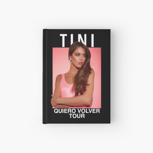 tini quiero volver tour white Hardcover Journal