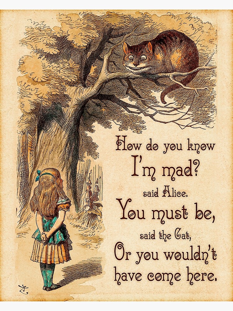 Printable Alice In Wonderland Quotes   Flat,750x,075,f Pad,750x1000,f8f8f8.u1 