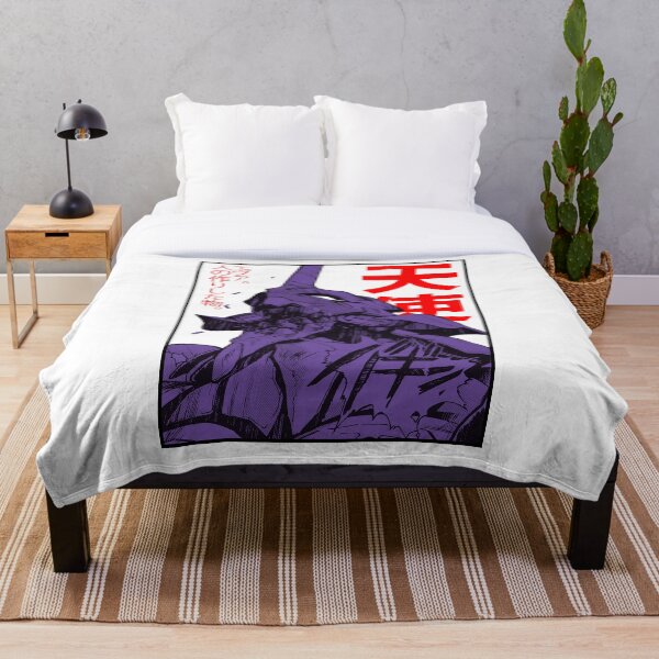 Evangelion robot kanji Throw Blanket