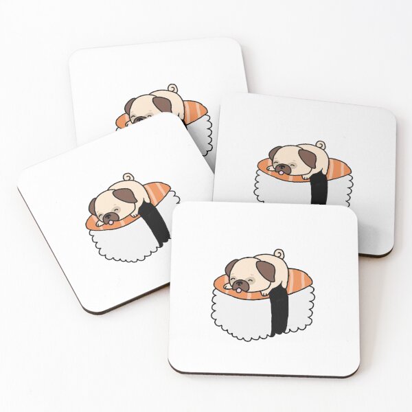 Item preview, Kawaii Sushi Pug designed and sold by livvmil.