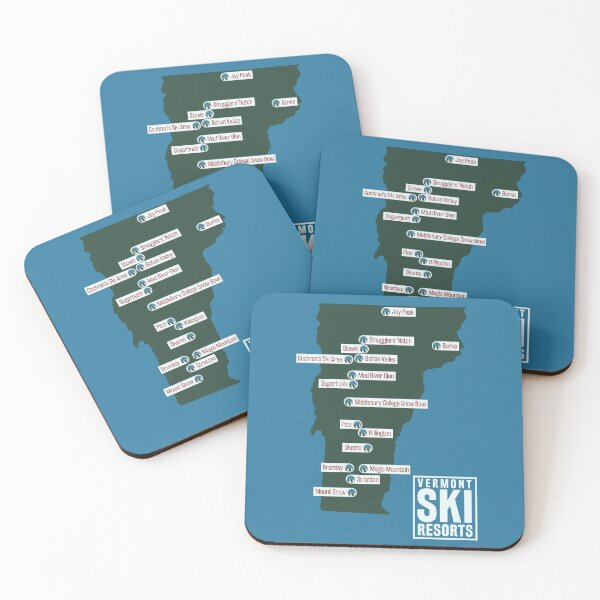 Item preview, The Ski Resorts of Vermont designed and sold by ChasingGnarnia.
