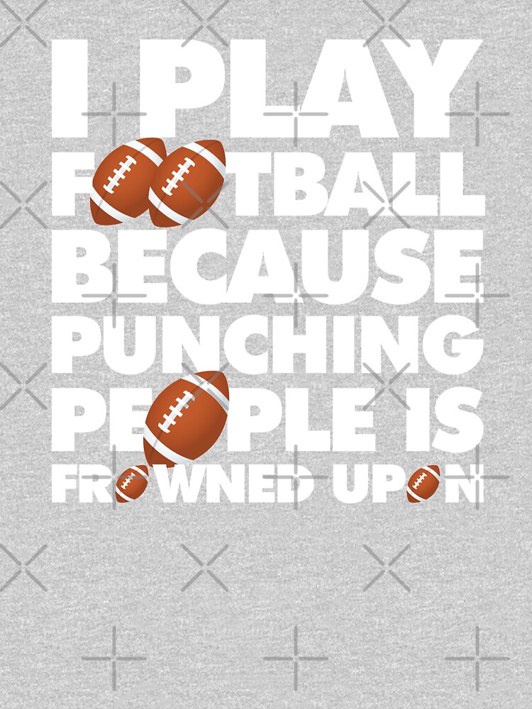 Play American Football Because Punching People Funny Saying Emoji by anejsraml