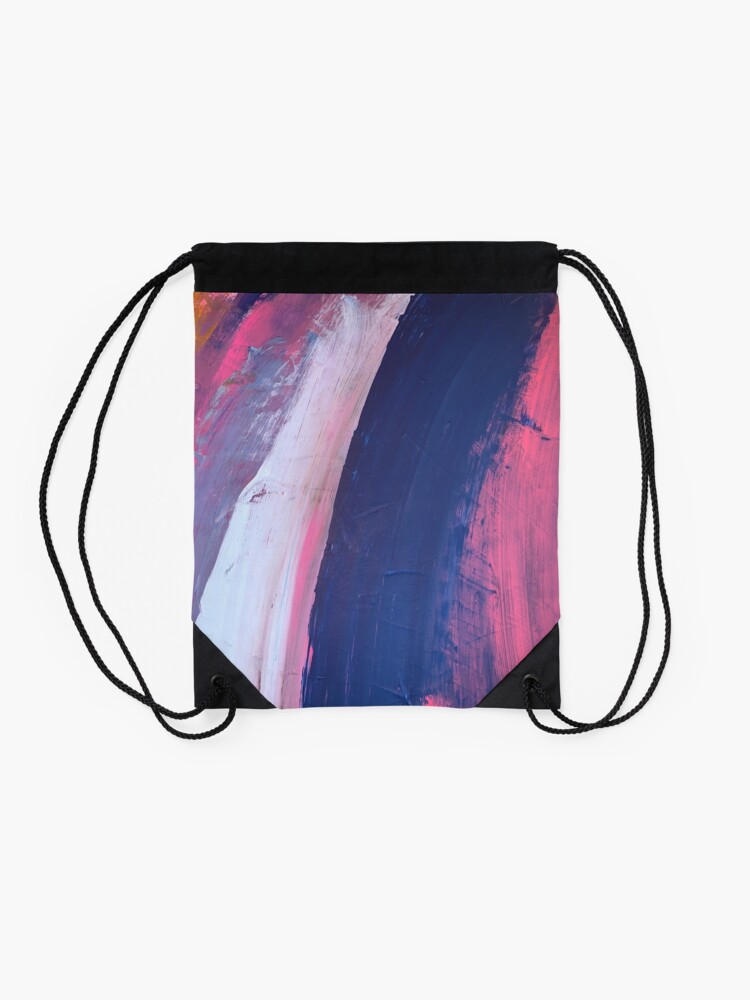 Alternate view of Two Parts of Me Drawstring Bag