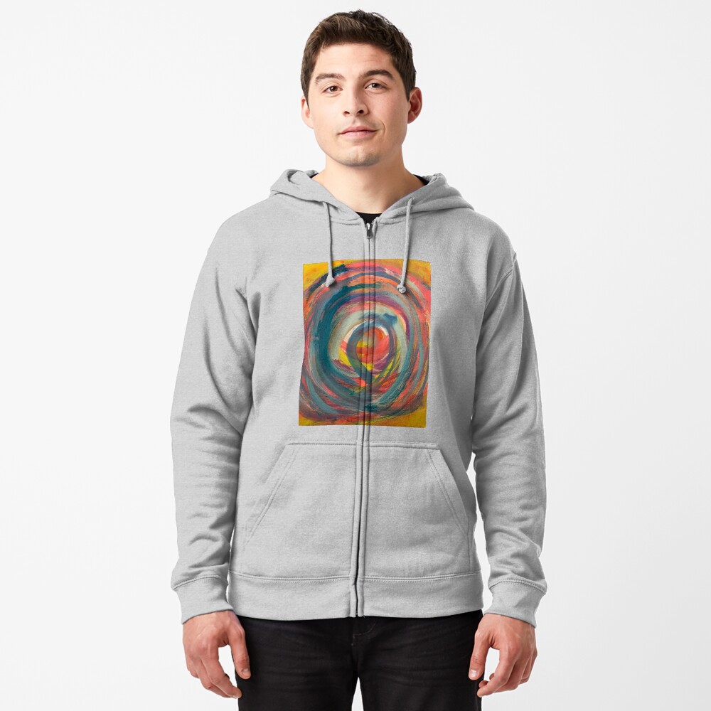 Running in Circles Zipped Hoodie