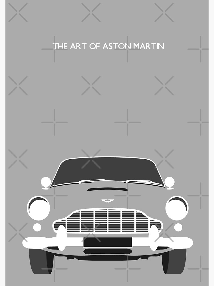 "Aston Martin DB5 Minimalist Art Print" Poster by YouNeedKitch | Redbubble
