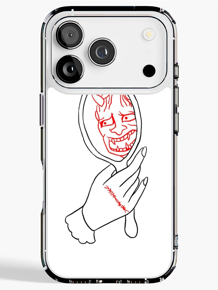 Thumbnail 1 of 5, iPhone Case, Devil reflection designed and sold by Reeplay.