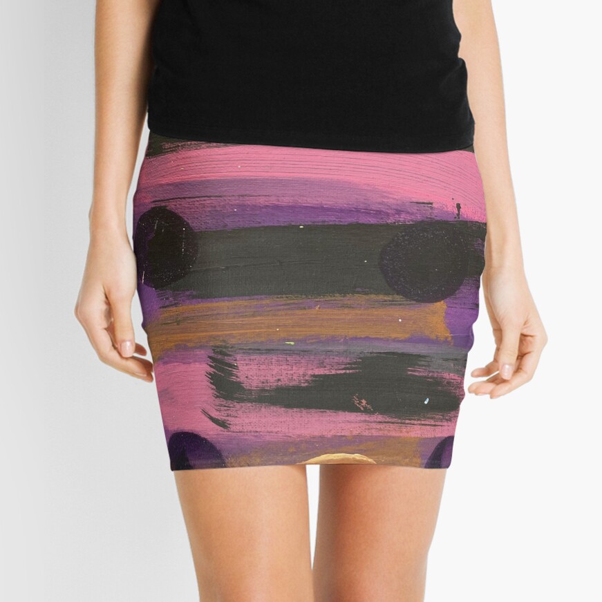 Indigo Ladybug Mini Skirt