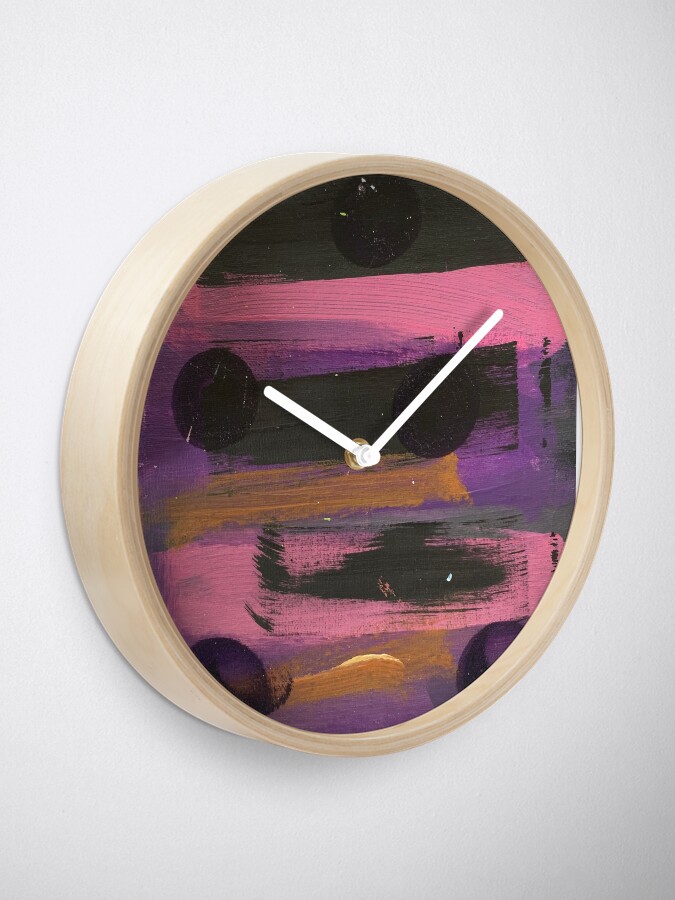 Alternate view of Indigo Ladybug Clock