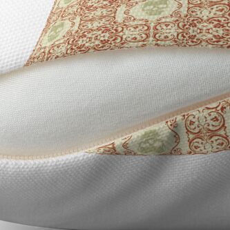 Alternate view of Art Nouveau Skulls Throw Pillow