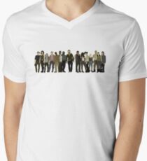 The Walking Dead Cast Men's V-Neck T-Shirt