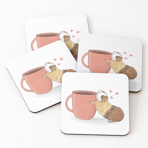 Item preview, Guinea pig loving coffee  designed and sold by mondesign26.