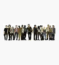 The Walking Dead Cast Photographic Print