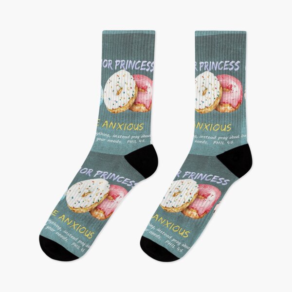 Item preview, Donut be anxious. God's Worrior Princess. Christian design. designed and sold by TheKingdomAttic.