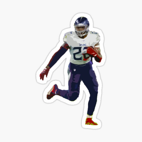 Tennessee Titans: Derrick Henry 2022 White Jersey - Officially Licensed NFL  Removable Adhesive Decal