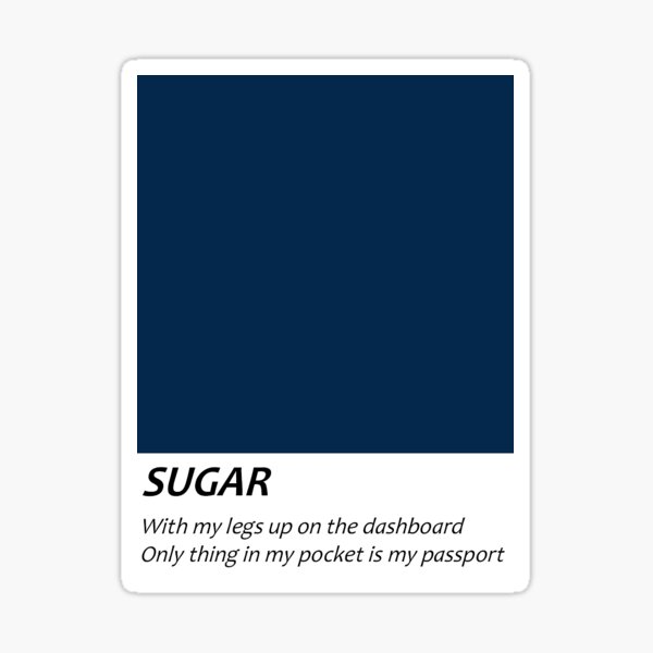 Item preview, SUGAR Pantone 3 designed and sold by Kool Stickers.