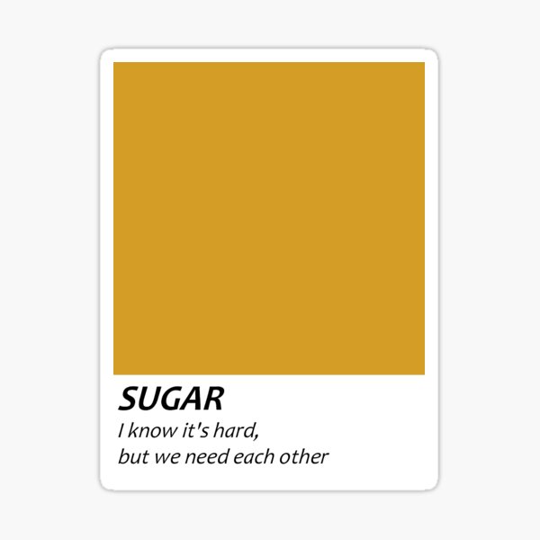 Item preview, SUGAR Pantone 4 designed and sold by Kool Stickers.