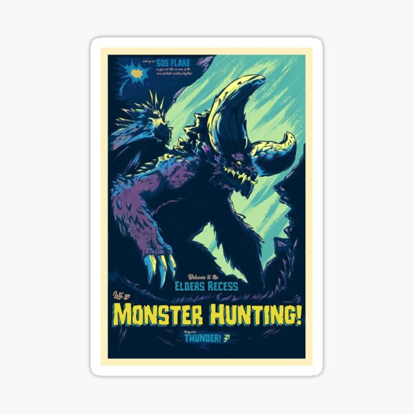 Monster Hunter Nergigante Sticker