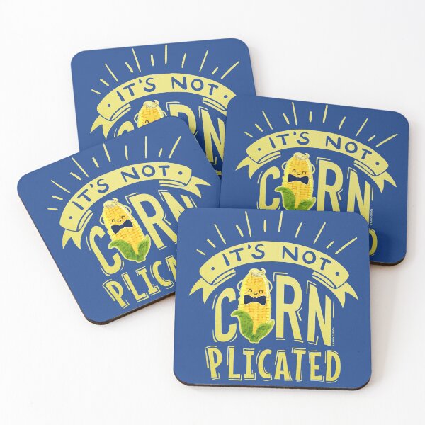 Item preview, It's Not Cornplicated - Punny Garden designed and sold by PunnyGarden.