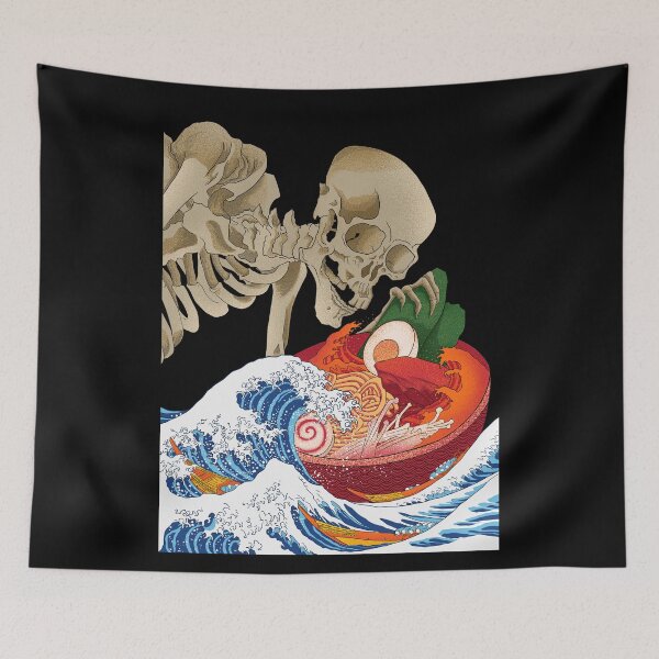 Item preview, great ramen  off kanagawa designed and sold by gomskyartstudio.