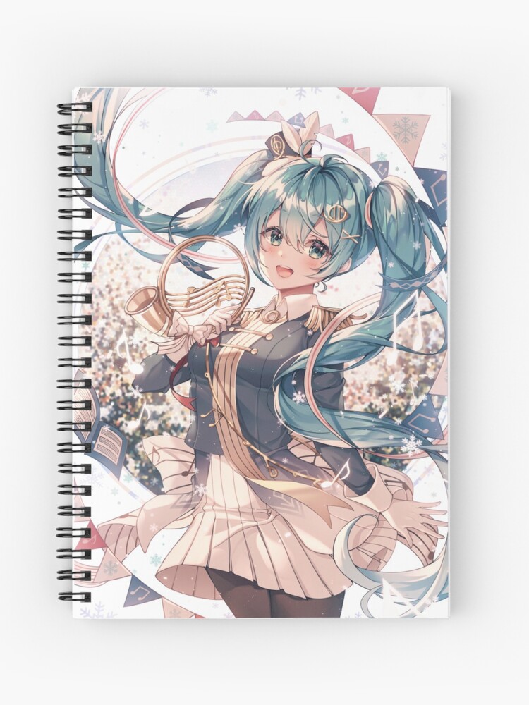 Anime Sketchbook Notebook, Notebook Spiral Cat Book