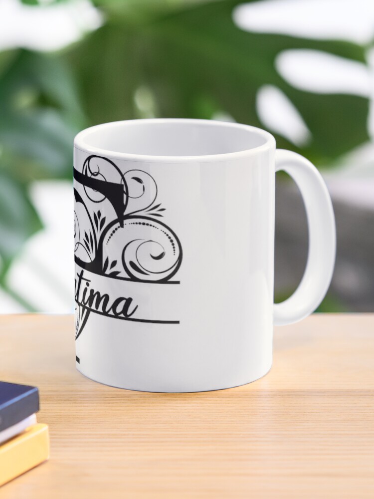 Personalized Kids Mug - Stencil Name - 11oz Pink