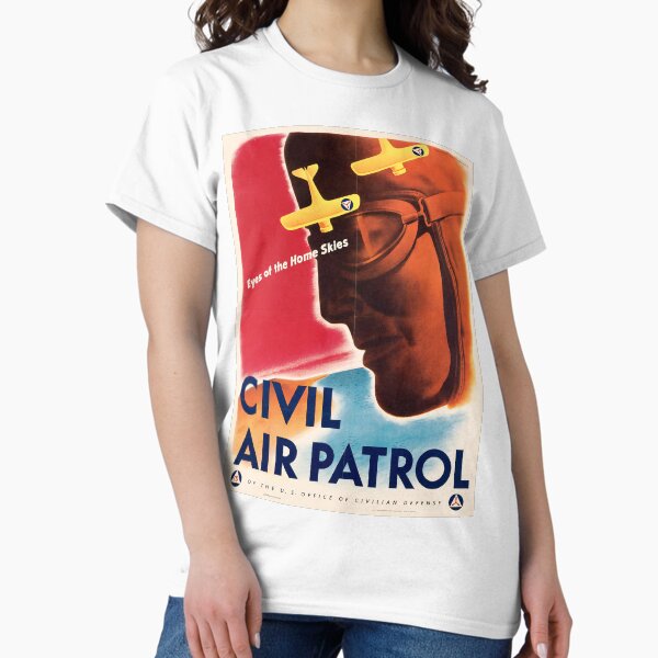 Vista previa del artículo con la obra «Civil Air Patrol ~ Vintage World War 2 WWII Poster ~ Piloto de la Fuerza Aérea ~ 0536», diseñado y vendido por ContrastStudios.