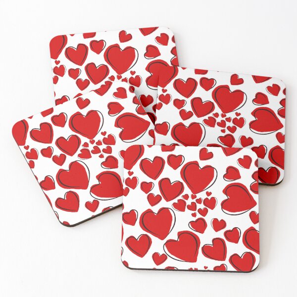 Item preview, Red Hearts Repeating Pattern | Valentine's Day | Lovers Gift designed and sold by Linda Roisum.