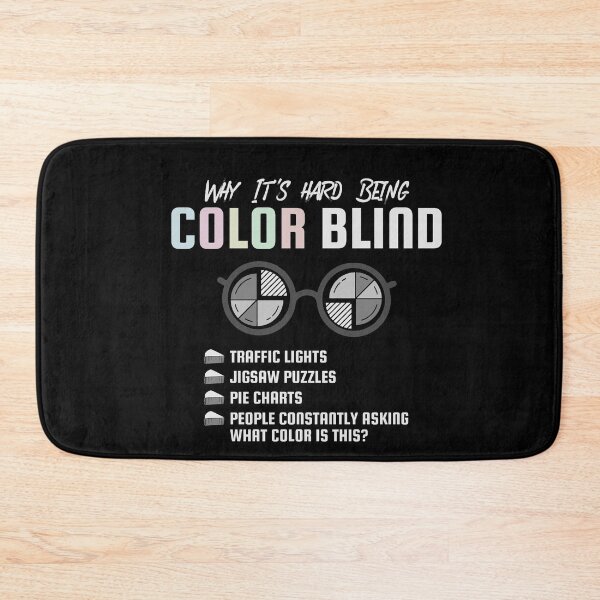 Item preview, Why It's Hard Being Color Blind Pie Chart - Color Blind Gift designed and sold by Dressed For  Duty.