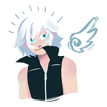 Artwork thumbnail, Winged Riku by Medli45