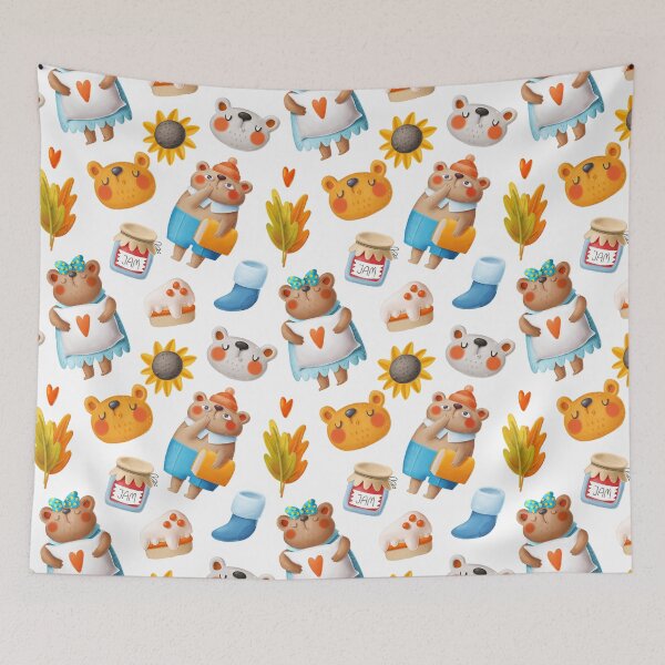 Item preview, Teddy Bears and Jam designed and sold by Color Me F*@k!ng Happy.