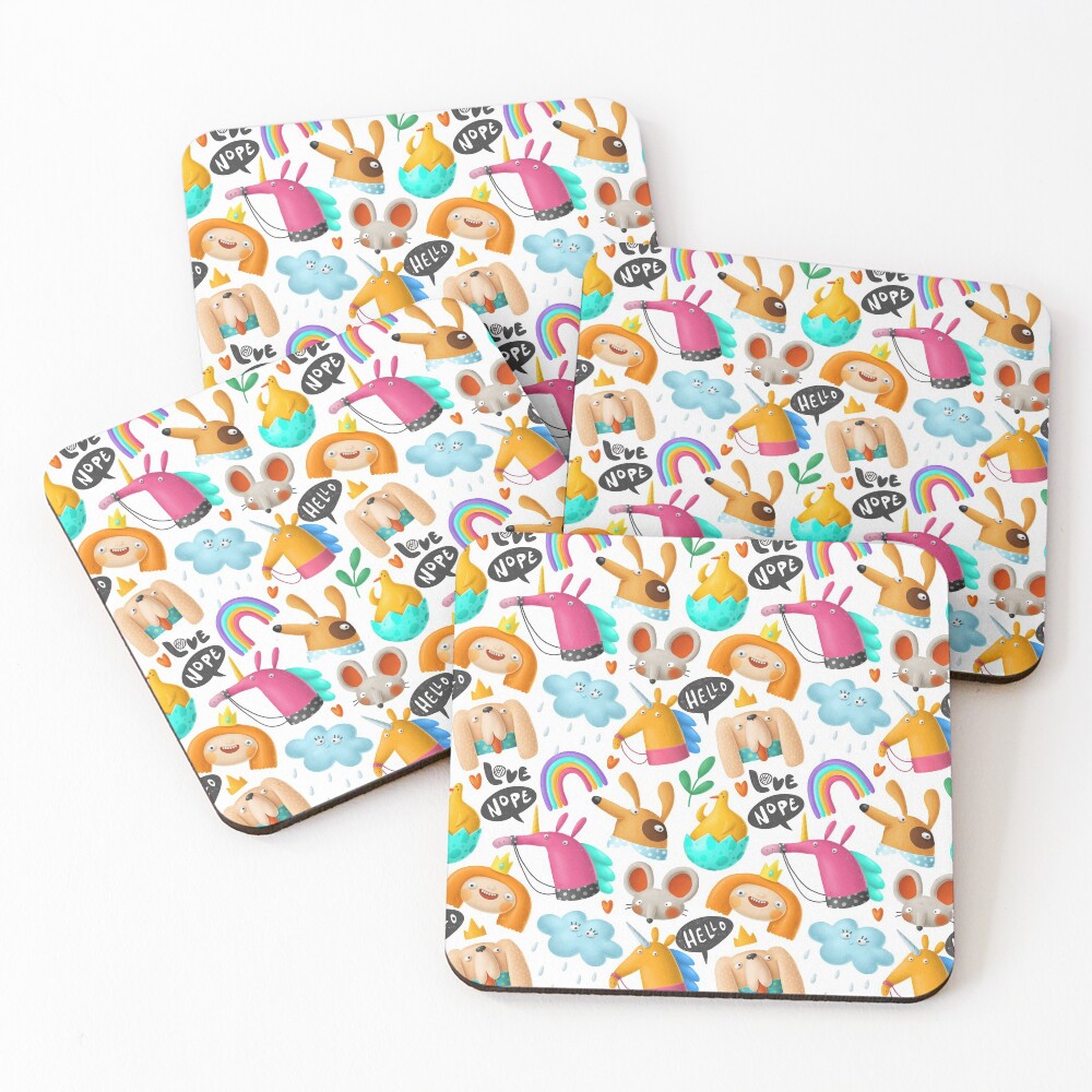 Item preview, Coasters (Set of 4) designed and sold by ColorMeFHappy.
