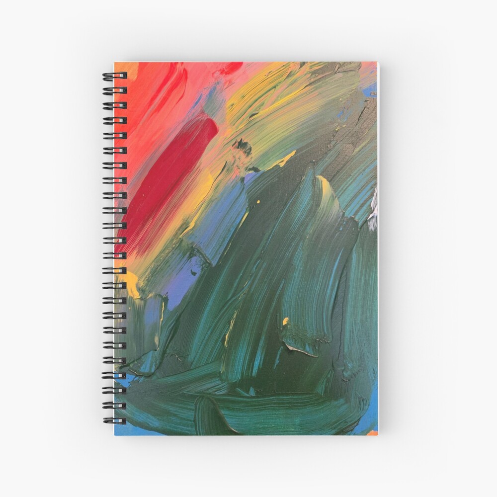 Rainbow junk mail Spiral Notebook